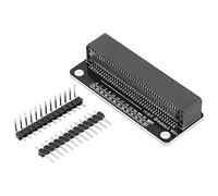 Extension Board Compatible with Micro Bit and MINI Components - 2.54 mm Pin Pitch Gold Plated PCB with Manual Welding - Electronic Prototyping Board with Uniform Fixing Holes (Noire)