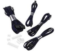 Extension cable 500mm noir/bleu