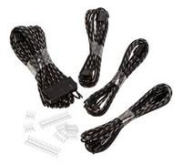Phanteks PH-CBCMBO S-Pattern - Kit de câble d'extension d'alimentation - noir, argent