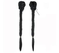 Extension Capillaire Synthétique Longue Et Lisse De 20 Pouces, Queue De Poisson Tressée Avec Cordon De Serrage, Queue De Cheval Ombrée Blonde Pour Femmes