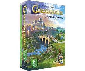 Extension Carcassonne Asmodee Ponts & Châteaux 2025 16 tuiles Multicolore