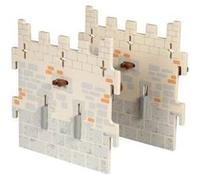 Papo - 60024 - Figurine - Accessoire - Set 5 - Château du Maître des Armes - 2 Murs Intermédiaires Multicolore