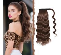 Extension Cheveux Naturel Noir Pur, Postiche Cheveux Naturel Chignon, Queue De Cheval Extension Droit, Rajout Cheveux Tresses 60cm, Ponytail Cheveux Humain Pour Femmes