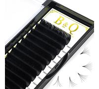 Extension Cils Easy Fan Lashes D-0.07-9mm Extension Cils Volume Russe 8-15 mm Cils Bouquet C CC D DD Cils Extension de Cils Professionnel (D-0.07, 9mm)