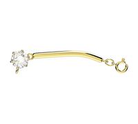 Extension Constella, Taille ronde, Blanche, Placage de ton or OS