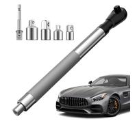 Extension d'angle - Rotatif étendu - avec 4 douilles adaptateur perceuse flexible 1/2 pouce pour entretien industriel électrique automobile mécanique