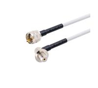 Extension D'antenne De Câble RG58 RF Coaxial UHF PL259 Mâle À UHF SO239 Femelle, Connecteur en Queue De Cochon for Radio Amateur, Transmetteur FM(Blue,1M)