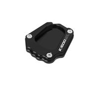 Extension de béquille de moto Pour B&M&W K1600GT K1600GTL 2017-2023. Plaque d'extension de béquille CNC pour moto, Support latéral, coussin d'agrandissement(Black)