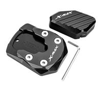 Extension de béquille de moto pour YA & MAHA X-MAX 400 300 250 125 en aluminium pour béquille latérale de moto (une paire noire)