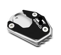 Extension de béquille de moto Pour Z650 Z900RS 2017-2022. Accessoires de moto: carter moteur, stator, protection, glissières cadre, carénage(For Silver)