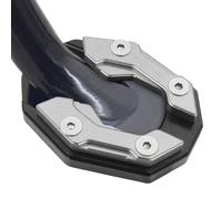 Extension de béquille de moto - Support de béquille - de base de béquille latérale de moto | Construction en aluminium | Design antidérapant | Compatible avec la plupart des modèles