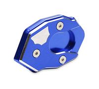 Extension De BéQuille LatéRale Accessoires de moto CNC Pied du support côté stand extension plaque Agrandage Ajustement for Kawasaki Z300 Toutes les années(Blue)