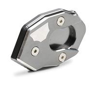 Extension De BéQuille LatéRale Accessoires de moto CNC Pied du support côté stand extension plaque Agrandage Ajustement for Kawasaki Z300 Toutes les années(Titanium)