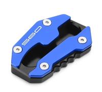 Extension De Béquille Latérale, Accessoires Moto pour Yamaha TMAX560 Tech Max 2022 - 2026 Conception Longueur réglable(A Blue)