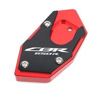 Extension De Béquille Latérale CNC pour Moto pour CBR650R CB650R CBR650F CB650F(CBR650R-Red)