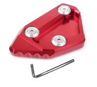 Extension De Béquille Latérale CNC pour Su&zu&ki GSXR1000 GSX-R1000 GSXR 1000 2009-2017, Plaque De Support Agrandie(Red-4)