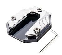 Extension de Béquille Latérale Moto pour Honda GL 1800 Gold Wing, Support Latéral Agrandir Pad, Béquille Moto Pad,D/Silver