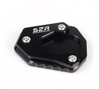 Extension De BéQuille LatéRale Motorcycle pied côté support plaque de la plaque de randonnée for Voge 500DS 500R 650DS 500 R 650 DS Accessoires(Black)