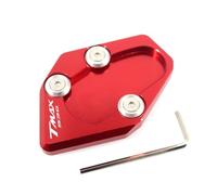 Extension De Béquille Latérale pour Moto Ya&ma&ha TMAX530 T-MAX530 T Max XP530 2015 2016, Plaque De Support pour Béquille, Agrandissement(Red-4)