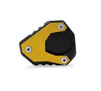 Extension De BéQuille LatéRale Utilisation de l'ajustement for KAWASAKI ZX25R ZX 25R ZX-25R 2019 2020 2021 CNC Motorcycle Kickstand Foot Stand Extension PAD Plaque de support(Gold)