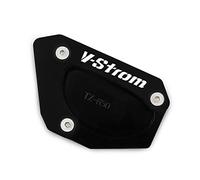 Extension De BéQuille LatéRale Utilisation de l'ajustement for Suzuki DL650 V- STROM 650 VSTROM 2004-2022 MOTO CNC Kickstand Foot Side Stand Extension PAD Plaque de support Plaque de support(1)