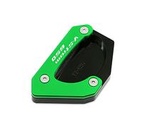 Extension De BéQuille LatéRale Utilisation de l'ajustement for Suzuki DL650 V- STROM 650 VSTROM 2004-2022 MOTO CNC Kickstand Foot Side Stand Extension PAD Plaque support(7)