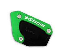 Extension De BéQuille LatéRale Utilisation de l'ajustement for Suzuki DL650 V- STROM 650 VSTROM 2004-2022 MOTO CNC Kickstand Foot Side Stand Extension PAD Plaque de support Plaque de support(3)