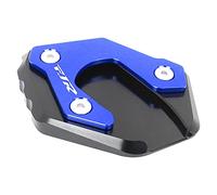 Extension De BéQuille LatéRale Utilisation de l'ajustement for Yamaha FJR1300 2001-2019 FJR 1300 Support latérale agrandir la plaque de support de coussinet de cochon(Blue)