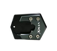 Extension De BéQuille LatéRale Utilisation de l'ajustement for Yamaha X-MAX X MAX XMAX 300 125 250 2017-2021 Motorcycle Kickstand Foot Side Stand Agrandir la plaque d'extension avec(Titanium)