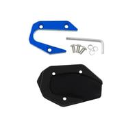 Extension De Béquille Moto, Support Latéral Pied, Plaque Remplacement pour Yamaha MT-03 2017 - 2021(Blue a)