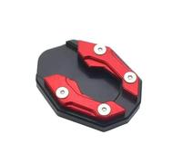 Extension de béquille vélo pour Moto, latérale, Plaque Support(Rouge)