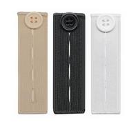 Extension de bouton - INF - Lot de 3 - Élastiques ajustables - Ajustement flexible - Pratique pour vêtements