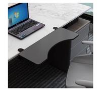 Extension de bureau avec pince pour plateau - Pas de trous nécessaires - Extension de table pour plus d'espace - 65 x 25 cm - Installation facile - Idéal pour le bureau à domicile et le poste de