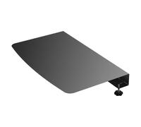Extension De Bureau D'angle | Rallonge de Bureau à Fixation Latérale par Serrage | Aménageur Adaptateur Support pour Moniteur Ordinateur Angle de Table en L