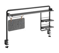 Extension de bureau - ERGO OFFICE - ER-452 - 3 étagères - Charge max 20 kg - Noir