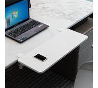 Extension de Bureau Ergonomique Pliable à 90° - Plateau de Clavier à Pince avec Support de Coude, Réduit La Fatigue Musculaire Pour Bureau, Maison, École, Cuisine & Salle à Manger