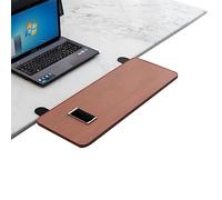 Extension de bureau ergonomique pour clavier - Alignement horizontal pour ordinateur avec support pliable en métal - 74,9 x 24,9 cm pour étude et bureau