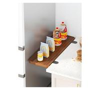 Extension de bureau pliable à fixation murale, couleur teck, 70 x 20 cm, gain de place, table de cuisine, bureau, espace de travail, support ergonomique pour bras et coudes