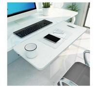 Extension de bureau réglable pour souris et clavier - Étagère pliable à 90° - Augmente la largeur et la longueur de l'espace de travail - Sans perçage - Disponible en noir, blanc, rose