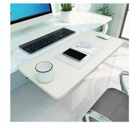 Extension de bureau réglable pour souris et clavier - Étagère pliable à 90° - Augmente la longueur et la largeur du bureau - Sans perçage - Noir, blanc, rose