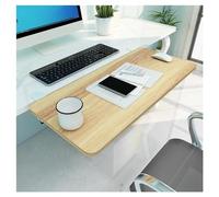 Extension de bureau réglable pour souris et clavier - Pliable à 90° - Gain de place - Sans perçage - Disponible en noir, blanc, rose - Idéal pour la maison et le bureau