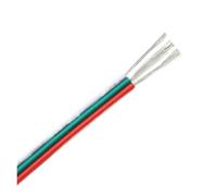 Extension de câble électronique en PVC, 20awg, 2 Broches, 3, 4, 5, 6, Ligne Couleur for Bandes Lumineuses 5050 3528 RGBW RGB CCT(3pin,1 Meter)