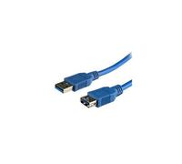 Extension de câble USB 3.0 Mâle/Femelle A/A 1,80m bleu