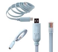 Extension de câble USB pour Console RJ45, FTDI, puce USB FT232R + commutateur de niveau RS232, 1.5M, pour routeur Cisco H3C HP huawei