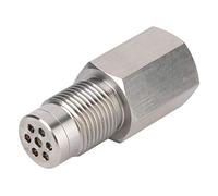 Extension de capteur d'oxygène Yctze M18x1.5, adaptateur universel d'entretoise d'extension de capteur d'oxygène O2 de voiture en acier inoxydable de 55 mm (argent)
