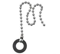Extension de chaîne de cymbale professionnelle pour concert et percussion - Positionnement flexible de batterie Argenté 29 cm (noir)