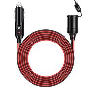 Extension de chargeur de voiture de 4 m Câble extra long de 4 m avec connecteur femelle femelle pour gonfler les pneus aspirateurs et autres équipements portables d'alimentation de qualité supérieure.