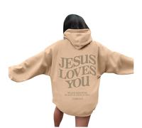 Extension de chemise femmes T-shirts graphiques décontractés à manches longues pour femmes avec capuche, sweatshirts, hauts de pull pour femmes veste lapin, kaki, XL