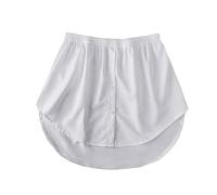 Extension de chemise pour femme - Extension de chemise - Superposition réglable - Faux haut tout match - Demi-slips - Jupes décoratives pour pull - Mini jupe - Hemline - Extender pour femme, Gy1., L