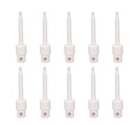 Extension de cheveux Crochet Aiguille Dreadlocks Crochet Ensemble 10PCS Lisse Matériau ABS Outils de Coiffure Professionnels pour Extensions de Perruques Tressage